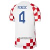 Camisola Croácia Perišić 4 Homen Equipamento 1ª Mundial 2022