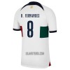 Camisola Portugal Bruno Fernandes 8 Homen Equipamento 2ª Mundial 2022