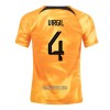 Camisola VIRGIL 4 Holanda Homen Equipamento 1ª Mundial 2022