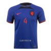 Camisola VIRGIL 4 Holanda Homen Equipamento 2ª Mundial 2022