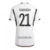 Camisola Alemanha Ilkay Gundogan 21 Homen Equipamento 1ª Mundial 2022