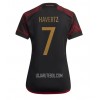 Camisola Alemanha Kai Havertz 7 Mulher Equipamento 2ª Mundial 2022