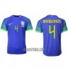 Camisola Brasil Marquinhos 4 Homen Equipamento 2ª Mundial 2022