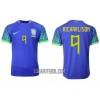 Camisola Brasil Richarlison 9 Homen Equipamento 2ª Mundial 2022