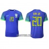 Camisola Brasil Vini JR 20 Homen Equipamento 2ª Mundial 2022