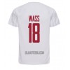 Camisola Dinamarca Daniel Wass 18 Homen Equipamento 2ª Mundial 2022