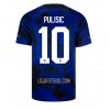 Camisola Estados Unidos Christian Pulisic 10 Homen Equipamento 2ª Mundial 2022