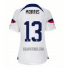 Camisola Estados Unidos Morris 13 Jordan Mulher Equipamento 1ª Mundial 2022