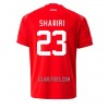 Camisola Suíça Xherdan Shaqiri 23 Homen Equipamento 1ª Mundial 2022