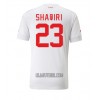 Camisola Suíça Xherdan Shaqiri 23 Homen Equipamento 2ª Mundial 2022