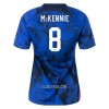 Camisola Estados Unidos McKENNIE 8 Mulher Equipamento 2ª Mundial 2022