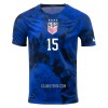 Camisola Estados Unidos RAPINOE 15 Homen Equipamento 2ª Mundial 2022