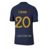 Camisola França Kingsley Coman 20 Homen Equipamento 1ª Mundial 2022