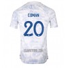 Camisola França Kingsley Coman 20 Homen Equipamento 2ª Mundial 2022