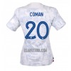 Camisola França Kingsley Coman 20 Mulher Equipamento 2ª Mundial 2022