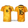 Camisola Holanda Tyrell Malacia 16 Homen Equipamento 1ª Mundial 2022