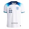 Camisola Inglaterra BELLINGHAM 22 Homen Equipamento 1ª Mundial 2022