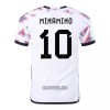 Camisola Japão MINAMINO 10 Homen Equipamento 2ª Mundial 2022