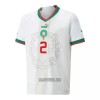 Camisola Marrocos HAKIMI 2 Homen Equipamento 2ª Mundial 2022