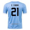 Camisola Uruguai E. CAVANI 21 Homen Equipamento 1ª Mundial 2022