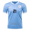 Camisola Uruguai E. CAVANI 21 Homen Equipamento 1ª Mundial 2022