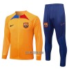 Barcelona Homen Sweat de Treino Conjunto 22/23 Laranja