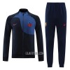 Barcelona Homen Sweat de Treino Conjunto 22/23 Preto Azul