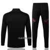 Bayern de Munique Homen Sweat de Treino Conjunto 22/23 Preto Vermelho