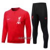 Liverpool Homen Sweat de Treino Conjunto 22/23 Vermelha