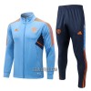 Manchester United Homen Sweat de Treino Conjunto 22/23 Azul Claro