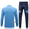 Manchester United Homen Sweat de Treino Conjunto 22/23 Azul Claro