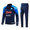 Napoli Homen Sweat de Treino Quarto-Zíper 22/23 Azul