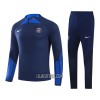 Paris Saint-Germain Criança Sweat de Treino Quarto-Zíper 22/23 Navy