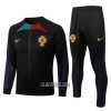 Portugal Homen Sweat de Treino Conjunto 22/23 Preta