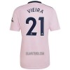 Camisola Arsenal Vieira 21 Homen Equipamento 3ª 22/23