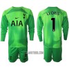 Camisola + Calções Guarda-Redes Tottenham Hotspur LLORIS 1 Criança Manga Comprida 22/23 Verde