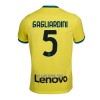 Camisola Inter Milan GAGLIARDINI 5 Homen Equipamento 3ª 22/23