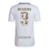 Camisola Real Madrid BENZEMA 9 Ballon d Or Homen Equipamento 1ª 22/23