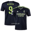 Camisola Real Madrid BENZEMA 9 Homen Equipamento 3ª 22/23