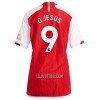 Camisola Arsenal G. Jesus 9 Mulher Equipamento 1ª 23/24