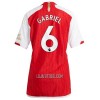 Camisola Arsenal Gabriel 6 Mulher Equipamento 1ª 23/24