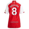 Camisola Arsenal Odegaard 8 Mulher Equipamento 1ª 23/24