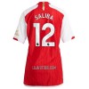 Camisola Arsenal Saliba 12 Mulher Equipamento 1ª 23/24