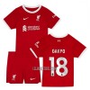 Camisola + Calções Liverpool Gakpo 18 Criança Equipamento 1ª 23/24