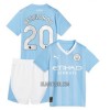 Camisola + Calções Manchester City Bernardo 20 Criança Equipamento 1ª 23/24