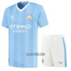 Camisola + Calções Manchester City Criança Equipamento 1ª 23/24