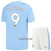 Camisola + Calções Manchester City Haaland 9 Criança Equipamento 1ª 23/24