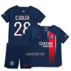 Camisola + Calções Paris Saint-Germain C. Soler 28 Criança Equipamento 1ª 23/24