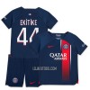 Camisola + Calções Paris Saint-Germain Ekitike 44 Criança Equipamento 1ª 23/24