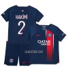 Camisola + Calções Paris Saint-Germain Hakimi 2 Criança Equipamento 1ª 23/24